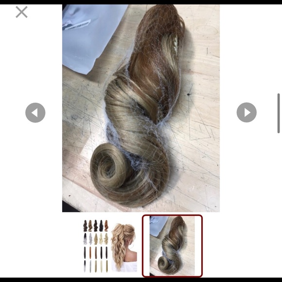 Claw clip ponytail
